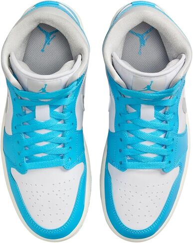 Nike Air Jordan 1 Mid Women's Shoes (BQ6472-108, Summit White/Amber Brown/Cosmic Clay) Size 6 in Saudi Arabia