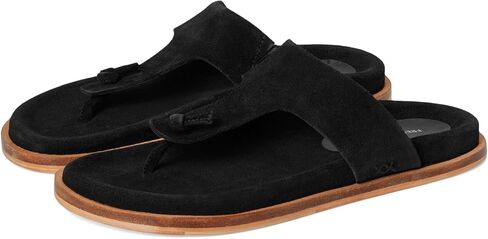 Women's Mika Footbed Sandal Thong, Chestnut Leopard Suede, 8.5 in Saudi Arabia