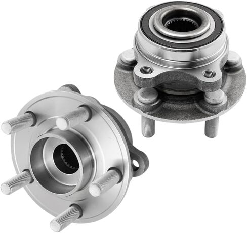 Detroit Axle - 2pc محمل العجلات الأمامية لمحامل Ford Edge Fusion Lincoln MKX MKZ Continental Nautilus Wheel Wheel and Hubs Prespoll Pensbly Penters in Saudi Arabia