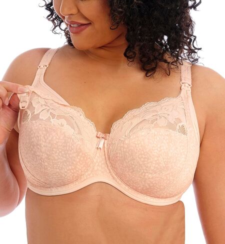 Elomi Women's Maternity Molly Underwire Nursing Bra -Blush, 40JJ in Saudi Arabia