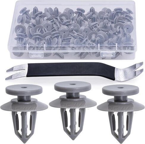 Rexka 51pcs Door Trim Panel Retainer Clip for GM 11547574 11610605 Buick Chevy Cadillac GMC Cruze Equinox Malibu Traverse Acadia Canyon SRX XT5 XTS - GM Trim Panel Retainer - Auto Clips Remover in Saudi Arabia