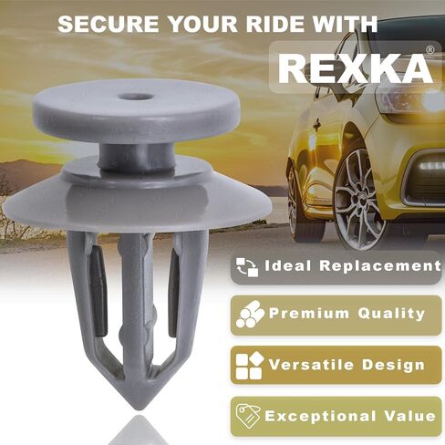 Rexka 51pcs Door Trim Panel Retainer Clip for GM 11547574 11610605 Buick Chevy Cadillac GMC Cruze Equinox Malibu Traverse Acadia Canyon SRX XT5 XTS - GM Trim Panel Retainer - Auto Clips Remover in Saudi Arabia