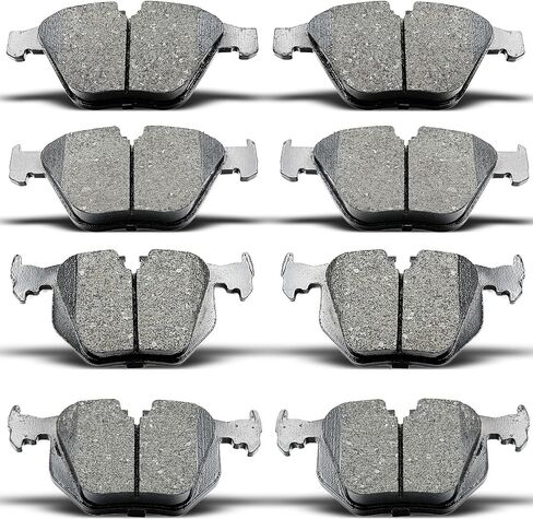 8pcs Ceramic Brake Pads Set fit for BMW 525i 525xi 528i 528i xDrive 528xi 530i 530xi 535i xDrive 535xi, D683 D918 in Saudi Arabia