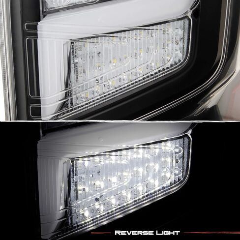 AKKON - For 2016-2021 Nissan Titan Light Tube Premium Tail Lamps Assemblies - Black Smoke Housing in Kuwait