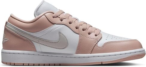 NIKE Air Jordan 1 Low Women's Shoes (FZ4183-002, Cement Grey/Black/White/Fire Red) Size 5 in Saudi Arabia