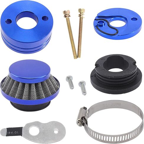 42mm 43mm 44mm 44mm Blue Filter Adapter Cackity for 33cc 43cc 47cc 49cc 50cc 52cc minimoto 2-Stroke Mini Mini Bike Kids ATV Go Kart Goped Blad Gas Powered Scooter Motovox MVS10 in Saudi Arabia