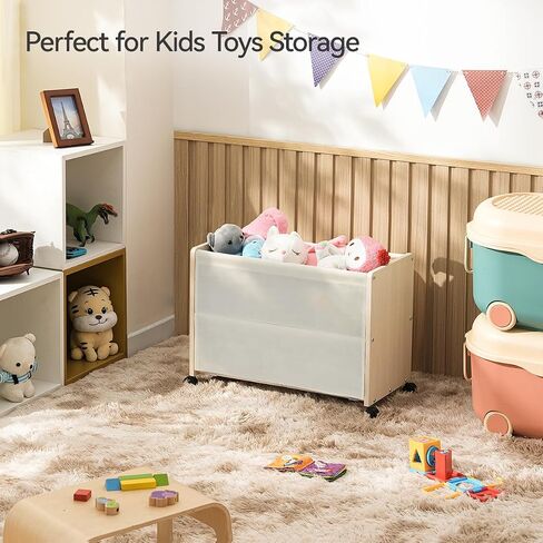 Toy Box, Toy Storage Chest, Toy Box for Living Room Area, Toy Box for Boys Girls, Kids Toys Box, Patented Design in Saudi Arabia