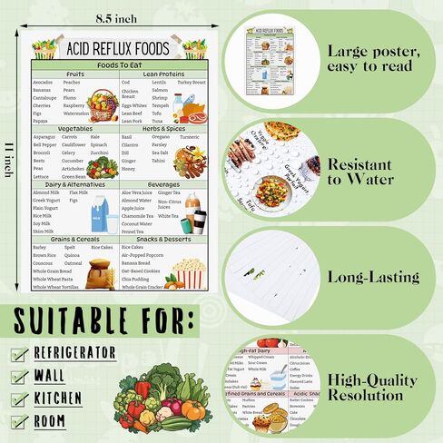 12 Pcs Pre Diabetic Food List Laminated Diabetes Type 2 Meal Plan Food Chart Low Sugar Food Glycemic Index Chart in Kuwait