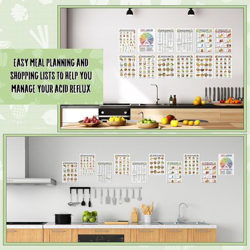 12 Pcs Pre Diabetic Food List Laminated Diabetes Type 2 Meal Plan Food Chart Low Sugar Food Glycemic Index Chart in Kuwait