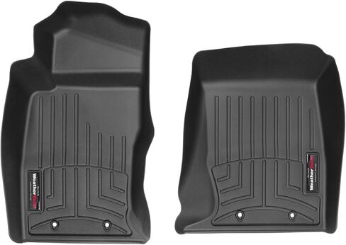 WeatherTech Custom Fit FloorLiners for Jaguar F-Type - 1st Row (448311), Black in Saudi Arabia