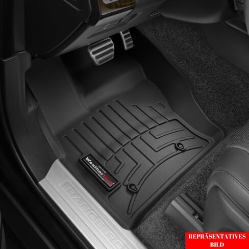 WeatherTech Custom Fit FloorLiners for Jaguar F-Type - 1st Row (448311), Black in Saudi Arabia