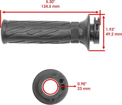 Caltric Handlebar Grips Compatible withSuzuki Burgman 650 AN650A ABS 2013-2016 / Burgman 400 AN400A ABS 2019 2022 Left Right in Saudi Arabia