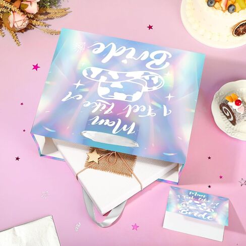 Yomaiha Engagement Gift Bag Engagement Gift Wrapping Paper Bag In My Engaged Era Gifts Bag with Tissue and Greeting Card Engaged Gift Bag Bridal Wedding Shower Party Supplies for Bride in Saudi Arabia