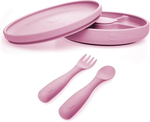 TalkTools Bitsy Spoon and Spork: Encouraging Self-Feeding & Sensory Development for Growing Children - Expertly Designed for Easy Handling & Mess-Free Mealtimes (Cloud) in Saudi Arabia