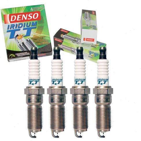 4 PC Denso Iridium TT Parch Plugs متوافقة مع Ford Escape 2.0L L4 2013-2017 in Saudi Arabia