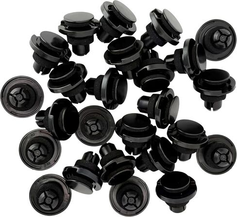 25pcs rocker ablom/sidepler spoiler clip-type type clip with sealer oe 90914-0055 ، 909140055 متوافق مع Subaru Ascent/Crosstrek/Forester/Impreza/Legacy/Outback/STI/Tribeca/WRX 2006-on KK in Saudi Arabia