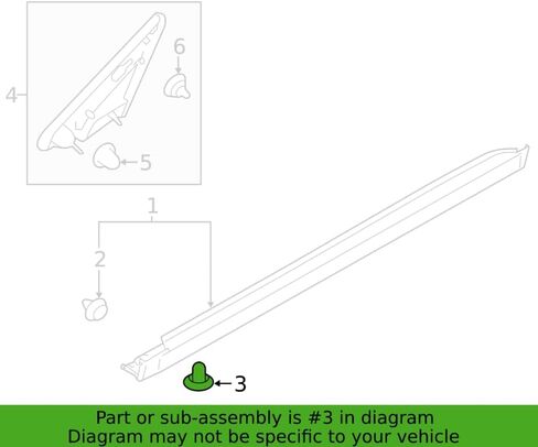 25pcs rocker ablom/sidepler spoiler clip-type type clip with sealer oe 90914-0055 ، 909140055 متوافق مع Subaru Ascent/Crosstrek/Forester/Impreza/Legacy/Outback/STI/Tribeca/WRX 2006-on KK in Saudi Arabia