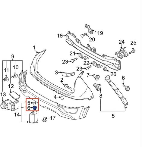 Rexka 10pcs Under Cover Splash Shield Clips Hardware Kit for Hyundai Kia in Saudi Arabia