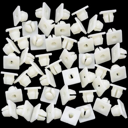 REXKA 50 PCS مصباح الأمامي المكسرات الملائمة 5/16 ثقب #8 حجم المسمار متوافق مع GM 14013246 بويك كاديلاك شيفروليه أولدزموبيل بونتياك in Saudi Arabia