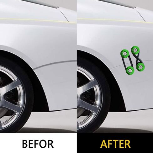Asubha 4pcs Universal Car Car Carper Clips Quip Clips Kit ، السحابات الأمامية والخلفية ، محلول التثبيت النهائي لإطلاق الصدمات السريع ، المصد ، الجذع ، Fender ، Hatche ، غطاء محرك السيارة in Saudi Arabia