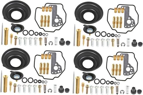 4 Set of Carburetor Repair Kits with Diaphragm Air Cut-off Valve Replacement for Yamaha Vmax 1200 VMX1200 1985-2007 in Saudi Arabia