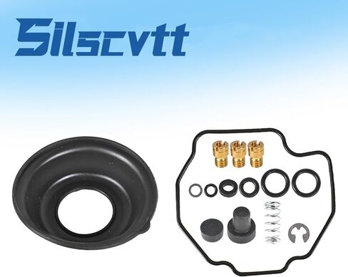 4 Set of Carburetor Repair Kits with Diaphragm Air Cut-off Valve Replacement for Yamaha Vmax 1200 VMX1200 1985-2007 in Saudi Arabia