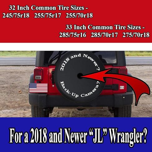 Driving with Dog 4x4 Off Road Vehicle & Paw Print Rough Terrain Adventure Animal Lover JL Spare Tire Cover with Backup Camera Hole Black Size 32 Inch in Saudi Arabia