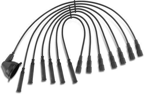 A-Premium Ignition Sclow Slug Wires مجموعة من 7 متوافقة مع BMW 325 1986-1988 ، 325E 1984-1987 ، 325ES 1986-1987 ، 528E 1982-1987 ، 2.7L in Saudi Arabia