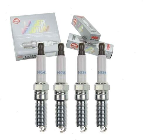 4 pc NGK Laser Iridium Spark Plugs compatible with Chevrolet Equinox 1.5L L4 2018-2020 in Saudi Arabia