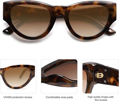 Sojos Cat Eye Sunglasses for Women & Men 90s Retro Reshetic Cateye Designer Sunnies SJ2332 in Kuwait