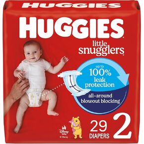 حجم حفاضات الطفل 6 (35+ رطل) ، 44ct ، huggies snugglers الصغيرة (حزمة 2) in Saudi Arabia