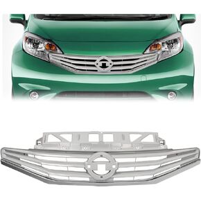 الشبكة العلوية Kuafu متوافقة مع استبدال Nissan Versa Note 2014-2017 لـ 623103Vy0A NI1200257 GRILL - البلاستيك (ABS) Chrome in Kuwait