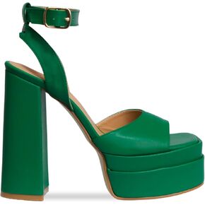 WOMEN'S DOUBLE PLATFORM HIGH BLOCK HEELED SANDALS in Saudi Arabia