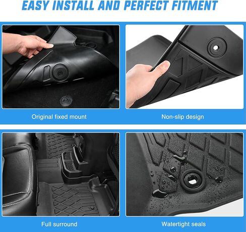 Nilight TPE Floor Mats for Volkswagen VW Golf GTI Golf R 2022 2023 2024 2025 ، كل ما يتناسب مع طابقات الأرضية الثقيلة. in Saudi Arabia