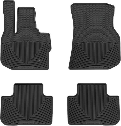 الحصير الأرضية في جميع الأحوال الجوية Weathertech لـ BMW X3 (M Complete ، M40i ، 30i) و X4 (M ، 30i)-الصف الأول والثاني (W659-W660) ، Black in Saudi Arabia