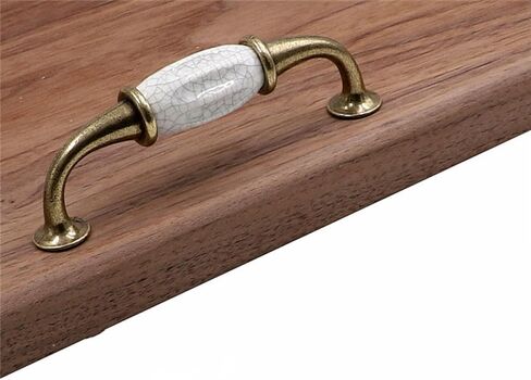 Handle knobs, Cabinet Drawer Handle, Cabinet Pulls, European Crack Kitchen Cabinet Accessories Drawer Ceramic Handle Antique Ceramic Handle Furniture Hardware Knob,(603510.6cm) in Saudi Arabia
