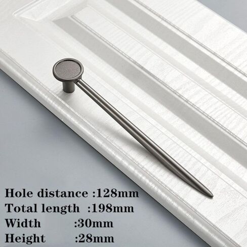 Handle knobs , Cabinet Drawer Handle, Cabinet Pulls, Light Luxury Bright Gold Drawer Handles Zinc Alloy Kitchen Cabinet Door Handles Pearl Grey Furniture Handle Hardware,Pearl Grey(Pearl Grey 128mm) in Saudi Arabia