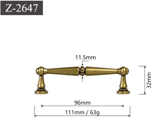 Handle knobs , Cabinet Drawer Handle, Cabinet Pulls, Vintage Antique Bronze Cabinet Handles American Style Kitchen Cupboard Pulls Drawer Knob Fashion Furniture Handle Door Hardware,(Z264796Bronze) in Kuwait