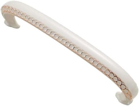 Handle knobs, Cabinet Drawer Handle, Cabinet Pulls, European Luxury White Kitchen Cabinet Handles Zinc Alloy Cupboard Wardrobe Door Drawer Knobs Furniture Hardware,(96mm) in Saudi Arabia