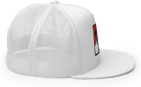 NG Damn Strait Flat Bill Trucker Hat High Crown Adjustable Western Country Cowboy Cowgirl Rodeo Cap in Kuwait