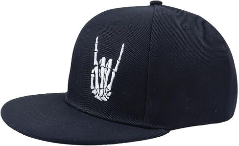 قبعات الفاتورة المسطحة للرجال Snapback Cap Cap قابلة للتعديل قبعة هدايا هيكل عظمي للمراهقين لأولاد المراهقين هدايا عيد ميلاد المراهقين in Kuwait