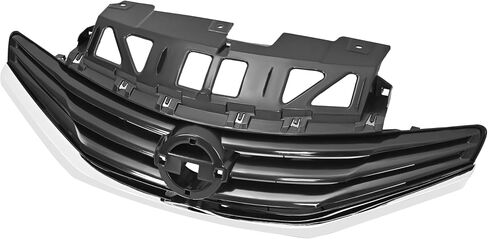 الشبكة العلوية Kuafu متوافقة مع استبدال Nissan Versa Note 2014-2017 لـ 623103Vy0A NI1200257 GRILL - البلاستيك (ABS) Chrome in Kuwait