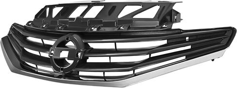 الشبكة العلوية Kuafu متوافقة مع استبدال Nissan Versa Note 2014-2017 لـ 623103Vy0A NI1200257 GRILL - البلاستيك (ABS) Chrome in Kuwait