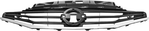 الشبكة العلوية Kuafu متوافقة مع استبدال Nissan Versa Note 2014-2017 لـ 623103Vy0A NI1200257 GRILL - البلاستيك (ABS) Chrome in Kuwait