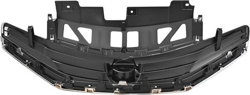 الشبكة العلوية Kuafu متوافقة مع استبدال Nissan Versa Note 2014-2017 لـ 623103Vy0A NI1200257 GRILL - البلاستيك (ABS) Chrome in Kuwait