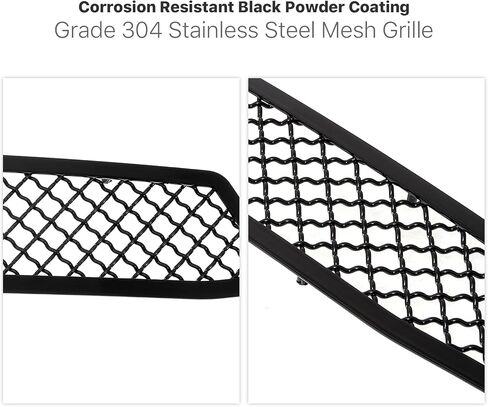 APS Premium Steel Stainsal Mesh Grille Grille Insert متوافق مع Honda Ridgeline 2021 2022 2023 2024 2025 Lower N19-K98157H in Saudi Arabia