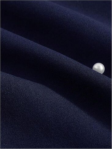 Floerns Women's Cute Bowknot Halter Dress Pearl Beaded Ruffle Hem Party Mini Dresses in Saudi Arabia