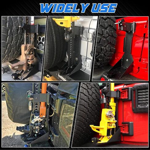 High Lift Jack Mount Compatible with Wrangler JK 2007-2018 Off-Road Rear Hi Lift Jack Mount Carrier Mounting Brackets in Saudi Arabia