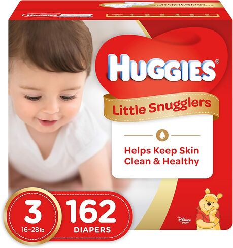 حجم حفاضات الطفل 6 (35+ رطل) ، 44ct ، huggies snugglers الصغيرة (حزمة 2) in Kuwait