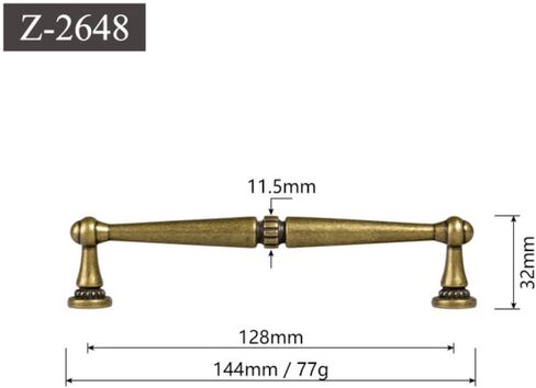 Handle knobs , Cabinet Drawer Handle, Cabinet Pulls, Vintage Antique Bronze Cabinet Handles American Style Kitchen Cupboard Pulls Drawer Knob Fashion Furniture Handle Door Hardware,(Z264796Bronze) in Kuwait